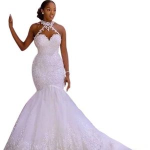 Size 12 white wedding dress